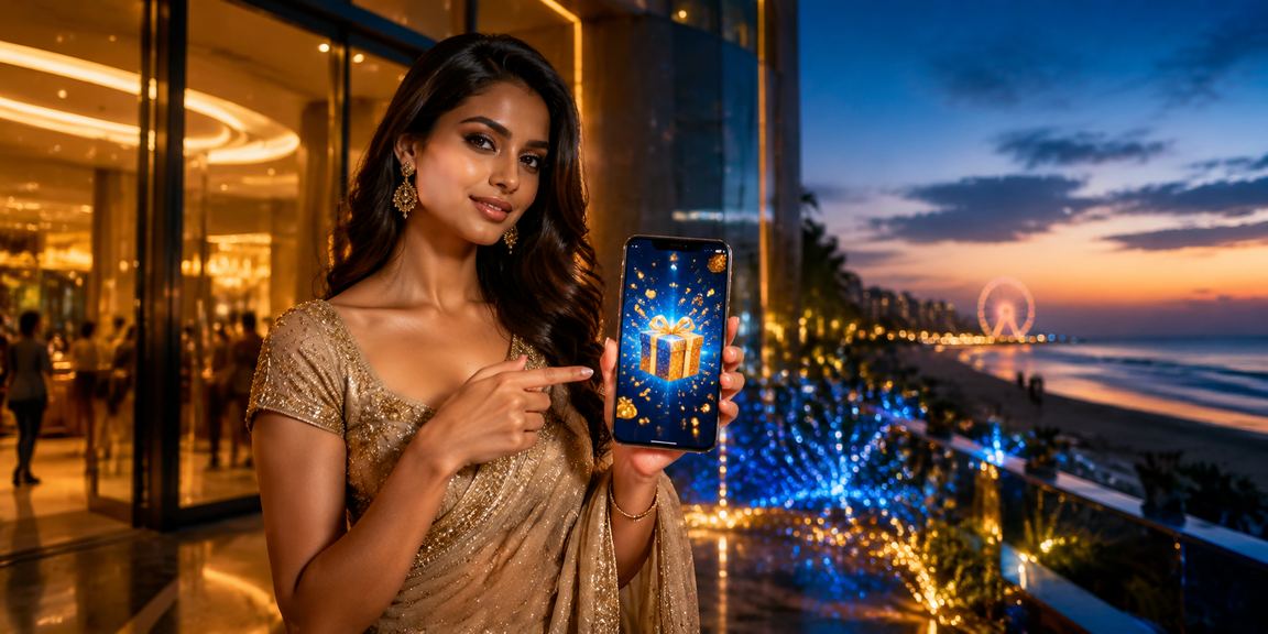 Mobile user placing live sports bet in India
